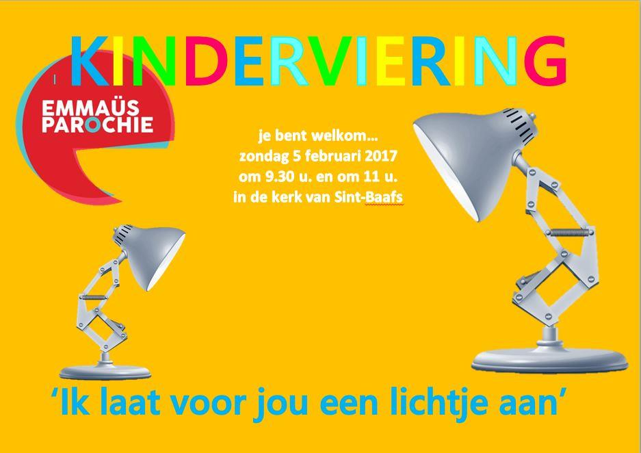 Kinderviering zondag 5 februari: iedereen welkom!