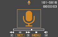 Aangaande geluidsdata Geluidsbestanden kunnen op een computer worden weergegeven met Windows Media Player of QuickTime.