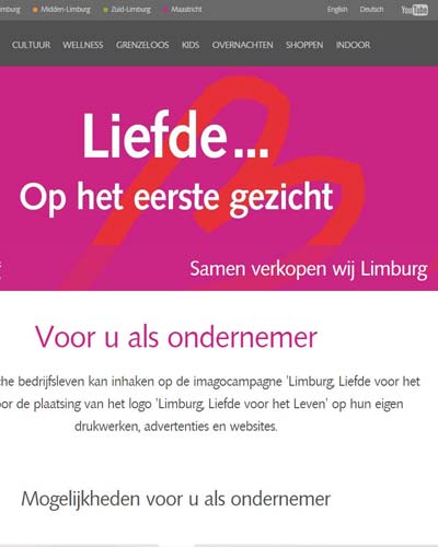 pagina 5 van 8 Vernieuwde pagina voor ondernemers op SVL website De vernieuwde pagina voor ondernemers op de site van de Samenwerkende VVV s Limburg is klaar.
