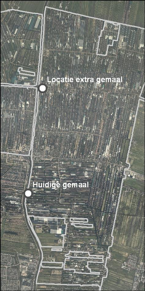 2 Het vergroten van vier duikers die een hydraulisch knelpunt geven (zie paragraaf 4..3.1).