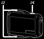 10. IR-ontvanger 11. Scherm 12. ON/OFF-toets 13. Wi-Fi-toets 14. Klepje voor de aansluitingen (USB) 15.