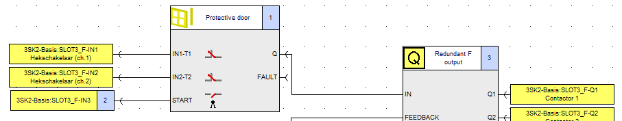 Veiligheidsfuncties opbouwen met 3SK2