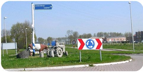 Oude Spoorbaan en N446 Weg te gast in het landschap Geen accentuering van de