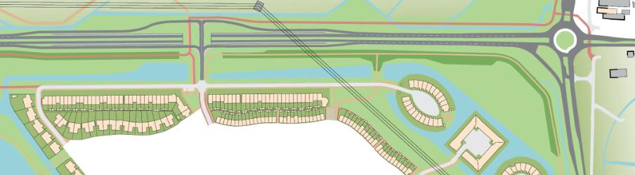 Leiderdorp buitenom Oude Spoorbaan Geluidvoorzieningen Huidig (2020) Wettelijk verplichte maatregelen: Toepassen geluid reducerend wegdek (Oude Spoorbaan)* Geluidscherm 1 m.