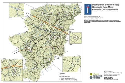 2.3.4 Doorlopende straten Oost-Vlaanderen In opdracht van de provincie Oost-Vlaanderen werkt Infopunt Publieke Ruimte aan het project Doorlopende Straten Oost-Vlaanderen.