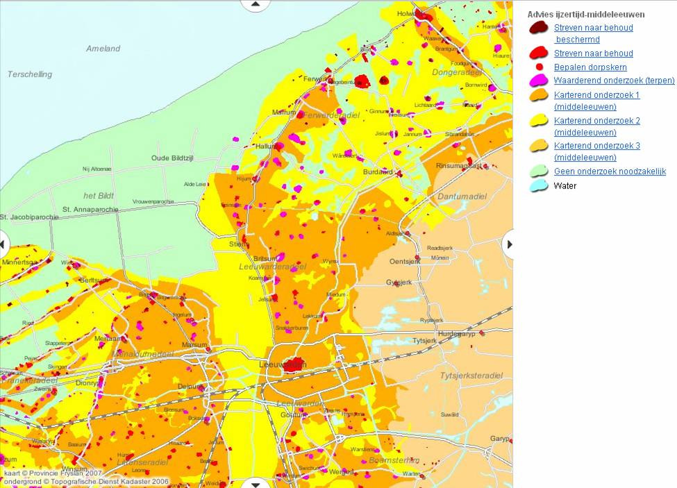 093603 blz 23 De provincie beveelt aan om bij ingrepen van meer dan 50 m² een waarderend booronderzoek te laten uitvoeren, waarbij duidelijk wordt wat de waarde van de bestaande vindplaats is.