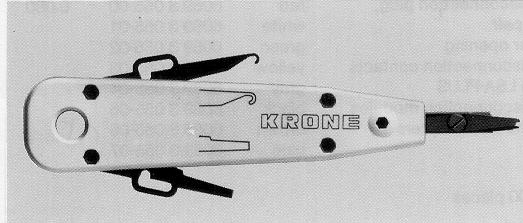LSA-PLUS GEREEDSCHAP LSA-PLUS DRAAD-OPZET-GEREEDSCHAP (DOG) Dit is het standaardgereedschap voor alle KRONE data- en telecommunicatie connectiesystemen.