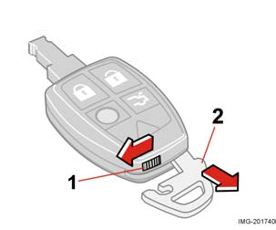 Sloten en alarm Afstandsbediening met sleutelblad 3. Approach-verlichting te gebruiken om de verlichting van de auto op afstand in te schakelen.