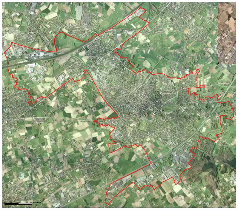 Een kwalitatieve groenstructuur Betreffende de stedelijke groenstructuur wordt een uitbreiding nagestreefd.