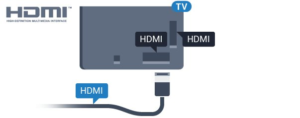 van MHL, LLC. EasyLink HDMI CEC HDMI Ultra HD Als uw apparaten zijn aangesloten via HDMI en beschikken over EasyLink, kunt u ze bedienen met de afstandsbediening van de TV.