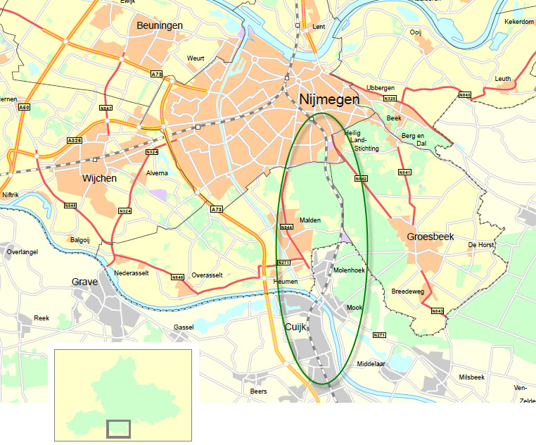Naam: Snelfietsroute Cuijk - Nijmegen Planjaar Uitvoering U-F06 Regio: Stedelijk netwerk Arnhem Nijmegen 2015-2016 2016-2018 C.