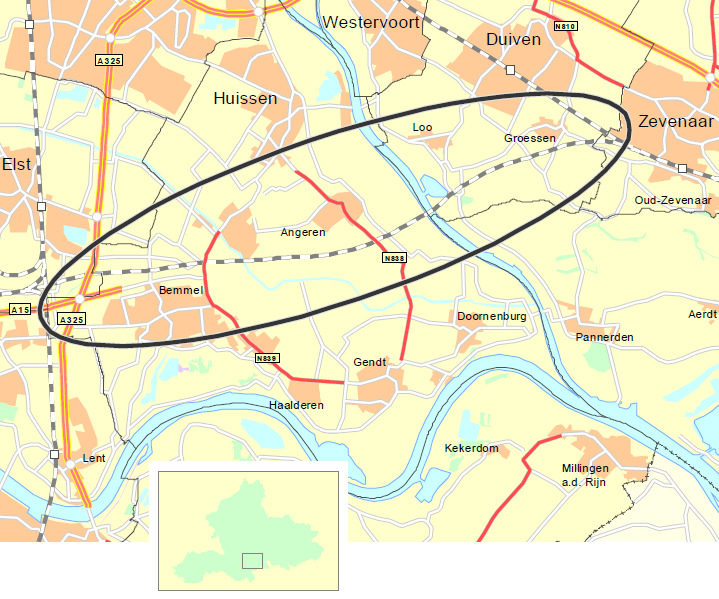 snelfietsroute wordt meegenomen in de inpassingsplannen voor de ViA15. In de projectscope is gekozen voor een sobere (slankere) vormgeving van de snelfietsroute, of wellicht beter: hoofd fietsroute.