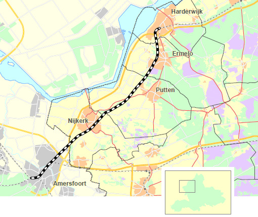 besteed. Het spoorwerk en de introductie van extra treinen worden in een later stadium gerealiseerd. Uitgangspunt zijn nog steeds extra treinen van en naar de Randstad.