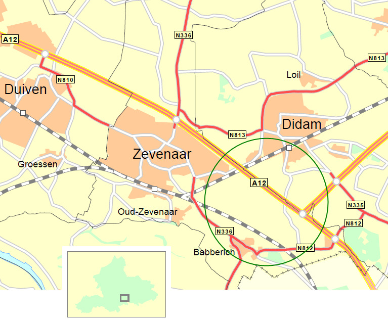 Naam: Zevenaar, Verkeerssituatie Babberich 2015 RV02 Versie: Voorjaarsnota 2016 SIS-nummer(s): Regio( s): stedelijk netwerk Arnhem Nijmegen R.