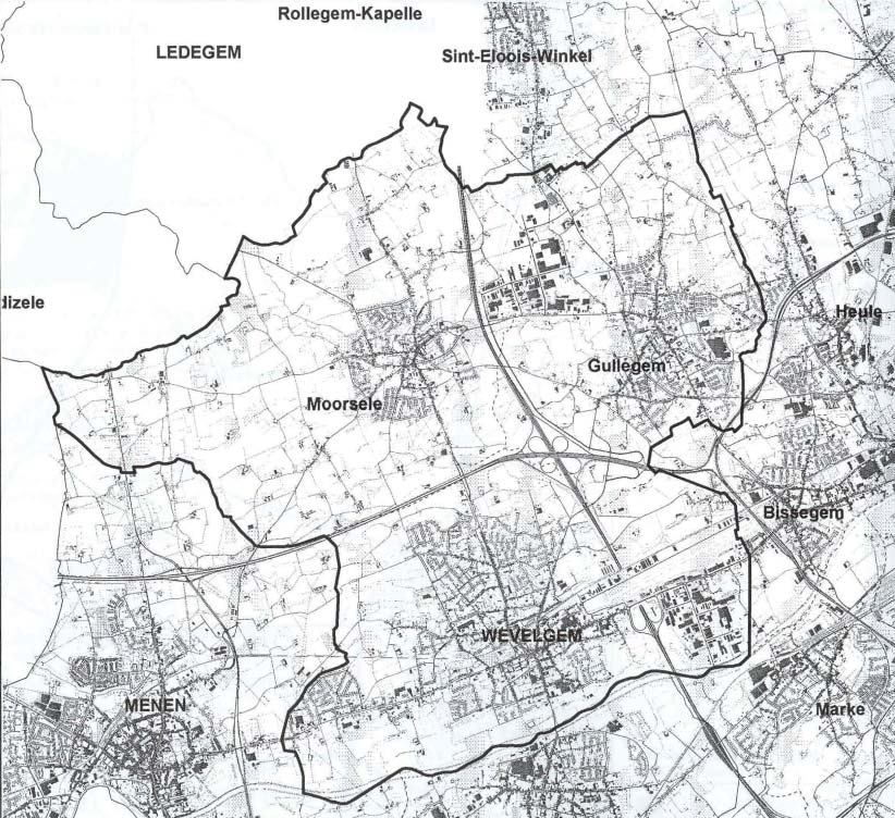 1. Opdracht 1.1. Onderwerp van het RUP Dit uitvoeringsplan wordt opgemaakt ter uitvoering van het Gemeentelijk Ruimtelijk Structuurplan Wevelgem, definitief goedgekeurd door de Deputatie van de