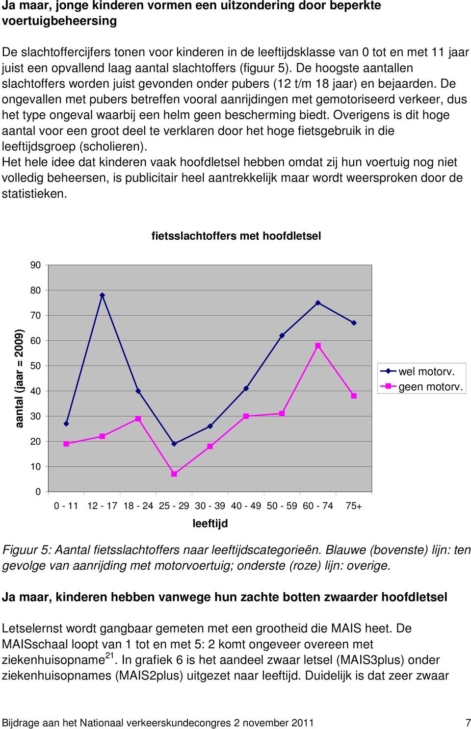 De ongevallen met pubers betreffen vooral aanrijdingen met gemotoriseerd verkeer, dus het type ongeval waarbij een helm geen bescherming biedt.