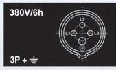 INDUSTRIËLE NETSPANNINGSSTEKKERS PRISES INDUSTRIELLES Industriële netspanningsstekker 230V Prises industrielles 230V Mannelijk - Mâle BS/37200 BS/37691 BS/37198 Industriële netspanningsstekker 380V
