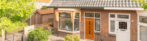 fraai gestyled jaren 30 hoekwoning zonnige