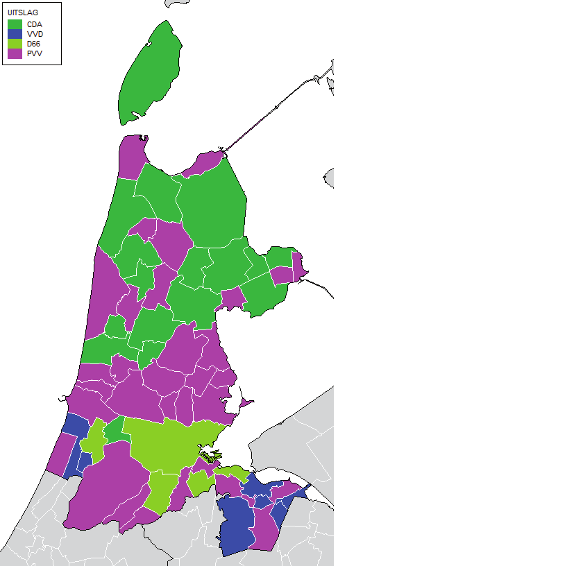 Provincie Noord-Holland Gemeente Aalsmeer % absoluut Kiesgerechtigden: 20907 Opkomst: 39,11 8176 Geldige stemmen: 39,00 8153 Blanco: 0,15 12 Ongeldig: 0,05 11 PVV 21,89 1785 CDA 20,18 1645 VVD 16,19