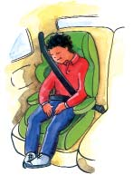 airbags Frontale airbag en kind tegen de rijrichting in: nooit! Levensgevaarlijk!