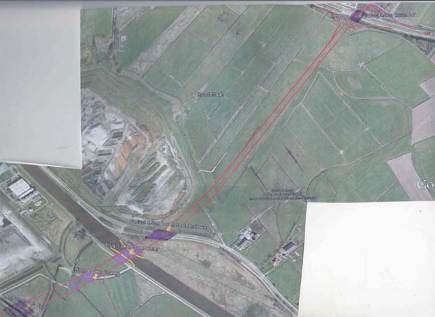 Detailtekeningen Zuidoostelijke Ringweg Boven: De Zuidoostelijke Ringweg zal de spoorlijnen Groningen-Assen en Groningen-Hoogezand