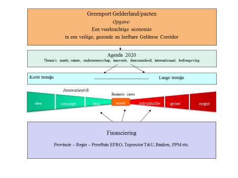 4. Organisatie 4.1 Positionering Het doel van Greenport Gelderland is het versterken van het tuinbouw cluster in Gelderland.