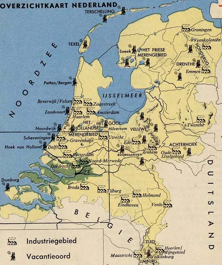 Overzichtkaart Nederland DE RAMP,