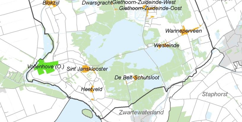 5 Vollenhove De kern Vollenhove, bekend als een historisch Zuiderzeestadje, is na de kern Steenwijk de grootste plaats in de gemeente Steenwijkerland. Er wonen ca. 1.850 huishoudens.