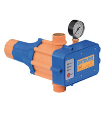 Waterpomp toebehoren, Pump en presscontrollers Pumpcontrol Deze pumpcontrol heeft standaard een verplaatsbare manometer.