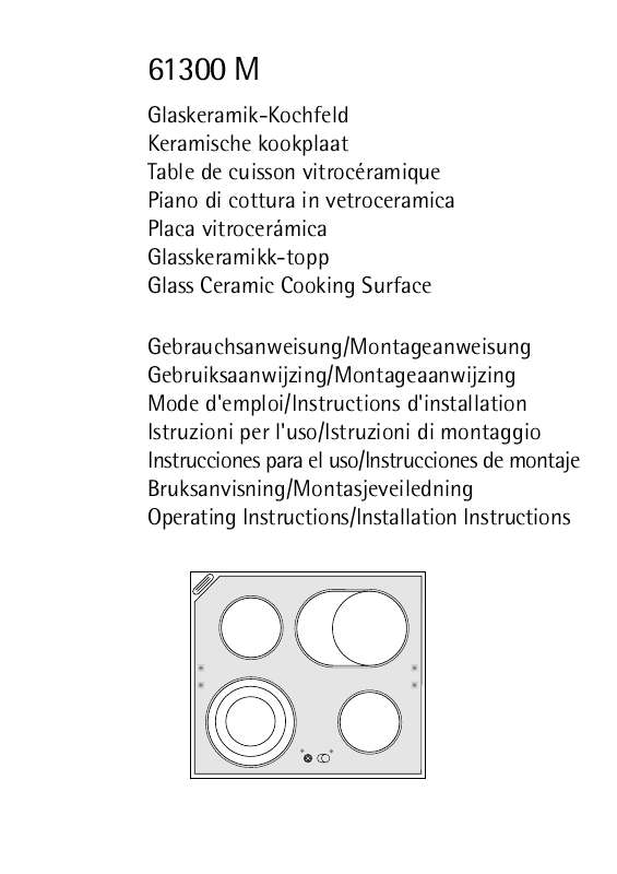 U kunt de aanbevelingen in de handleiding, de technische gids of de installatie gids voor AEG-ELECTROLUX 61300M-DCW24.