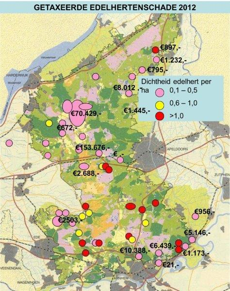 De schade ontwikkeling in de Agrarische Enclave op de Noord West Veluwe van zowel wilde zwijn en edelhert is aanleiding geweest om voor dit gebied in 2011 een Plan van Aanpak op te stellen.