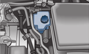 202 Controleren en navullen Het koelsysteem staat onder druk! Draai de dop van het koelvloeistofexpansiereservoir niet los bij hete motor - kans op verbranding!