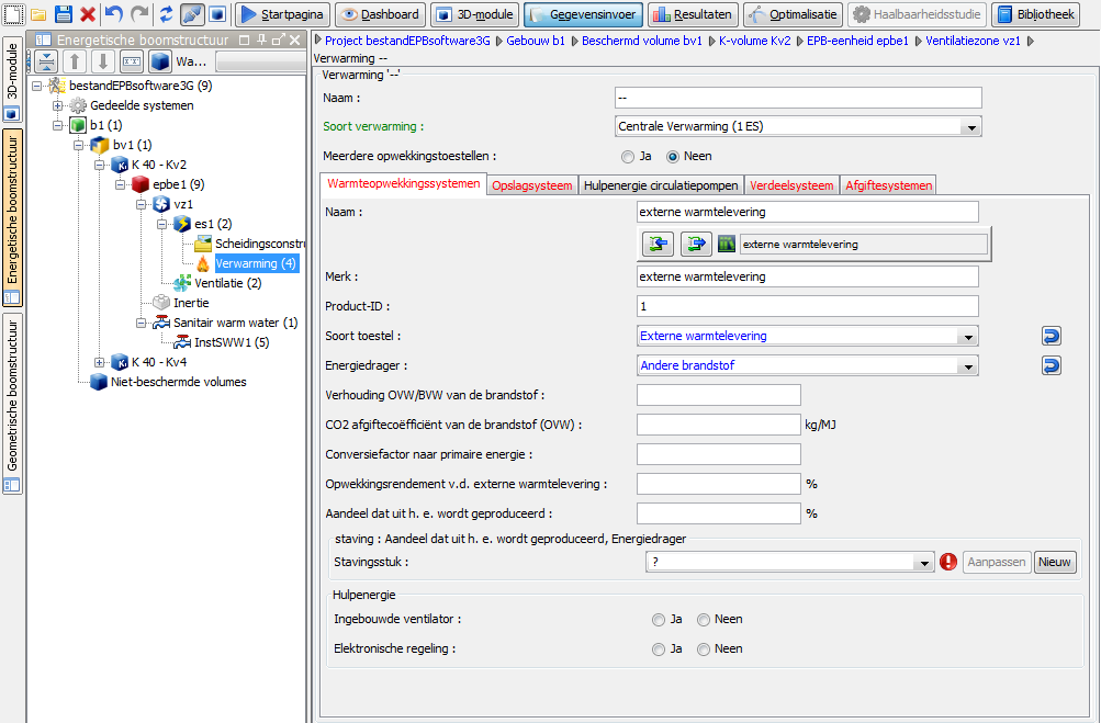 26 sprake is van Centrale Verwarming (1ES) of Gedeelde coll./centr. Verwarming (meerdere ES n).