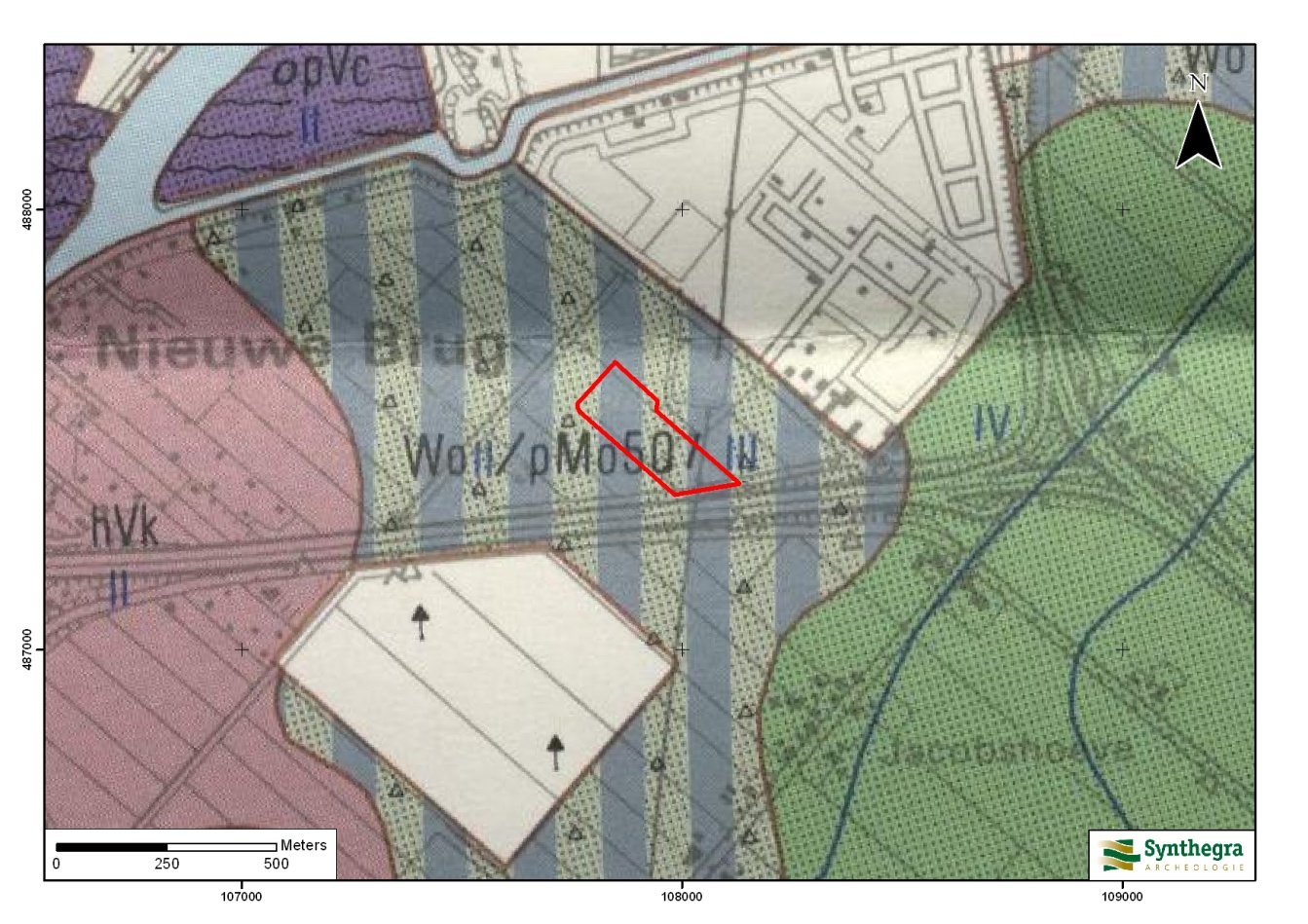 Bodem Op de Bodemkaart van Nederland schaal 1:50.000 staat aangegeven dat binnen het plangebied twee bodemtypen kunnen voorkomen.