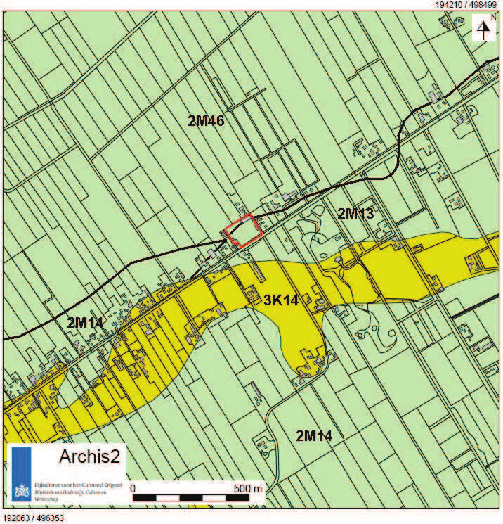 dekzandrug (afbeelding 2.1, code 3K14). Het plangebied zelf ligt volgens de geomorfologische kaart 8 grotendeels in een dekzandvlakte (code 2M13).