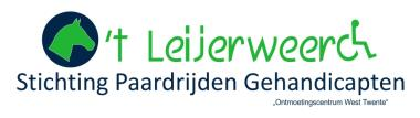 Jaarverslag 2015 Stichting Paardrijden Gehandicapten t Leijerweerd, Wierdenseweg 31, 7468PX Enter; kvk Enschede nr.