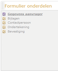 1 Navigeren in het formulier Een generiek formulier is opgedeeld in een aantal pagina s. Hieronder vindt u per pagina een beschrijving over hoe u het formulier in moet vullen. NB.