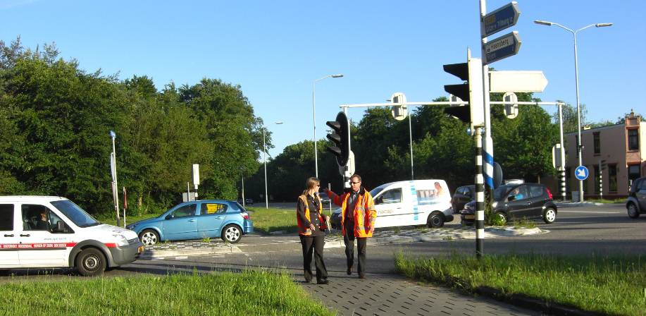 tot op het kruisingsvlak stond, terwijl andere richtingen groen kregen (figuur 4). Naast frontaalongevallen lijkt één geregistreerd frontaalongeval hier ook mee te maken te hebben.