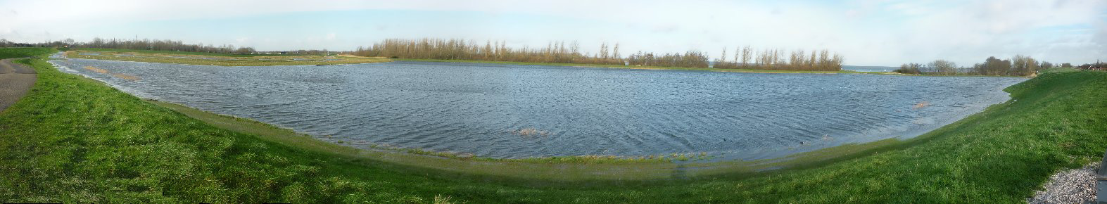 2011-2012 2014 2015 (april) 2016 (februari) Figuur 3.19 Beeld van de weilanden in het oostelijk deel van de Koopmanspolder in de uitgangssituatie en in de jaren gedurende de waterproef.