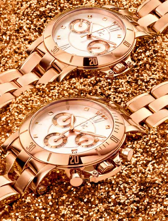 Pure verleiding! Gc brengt de de Gc ROSE GOLD COLLECTIE de meest sensuele uurwerken uit de iconische Gc Diver Chic serie.
