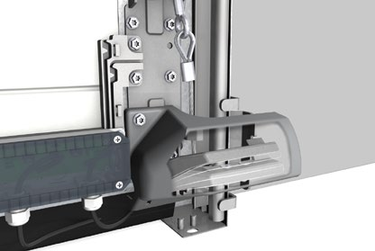 Mechanische beveiligingen Veiligheid is belangrijk bij het gebruiken van verticaal bewegende, vaak zware sectionaaldeuren.