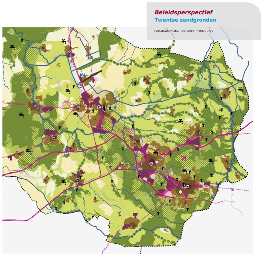 2.7 De vier windstreken De ontwikkelingsvisie voor Overijssel laat zich in meer detail vertellen door de verschillende windstreken te belichten: de Twentse dekzandgebieden (Overijssel Zuidoost), de