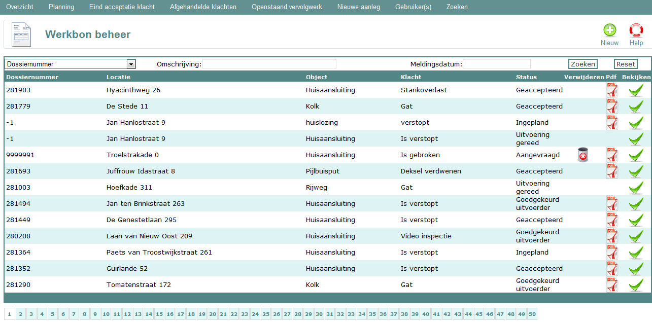 Vast leggen