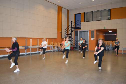 GEZONDHEID EN BEWEGING ACTIVITEIT IN DE KIJKER: Aerobic voor senioren Wat een energie & dynamiek was er te zien in de gevarieerde aerobicles op 13 april!