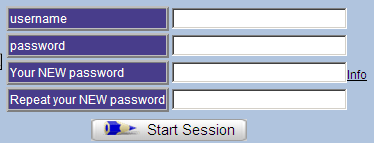 1.2 Wachtwoord aanvragen of wijzigen Op de inlogpagina klikt u op Click here to get a new password (figuur 1a, 4).