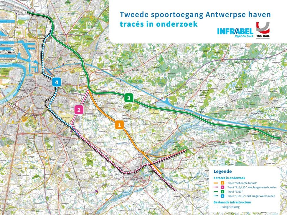 Het eindbeeld van de E313 is een weergave van de lange termijnvisie na de realisatie van de sluiting van de Antwerpse Ring.