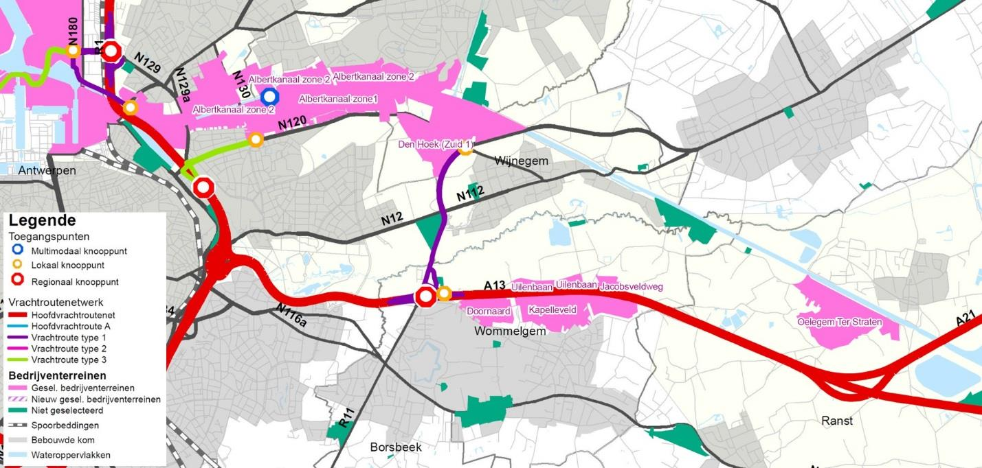 In eerste instantie werden 4 mogelijke tracés voor de realisatie van de 2 e spoortoegang tot de Antwerpse haven geselecteerd.