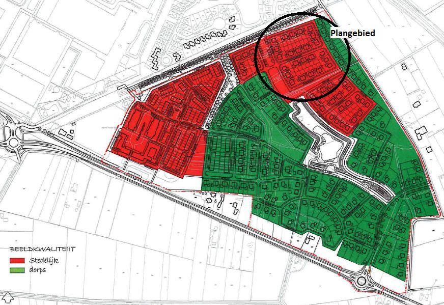 Reactie: Van Wijnen wenst met het plandeel Veldheer (de naam voor de woningbouw aan de Compagnie & Kolonel) een aantal rijwoningen te realiseren.