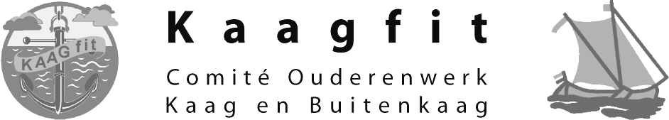 Kaagfit Door: Marleen Metzlar Na een heerlijke septembermaand waar we nog volop konden genieten van het onverwacht mooie weer gaan we op woensdag 19 oktober om 14.