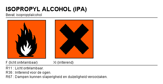 15. praktisch arbobeleid in de grafimedia gevaarlijke stoffen Naast de gevarenetiketten kennen we in de grafimediabranche ook de zogenaamde 'R- en S-zinnen', de 'Risk- en Safety-zinnen', als